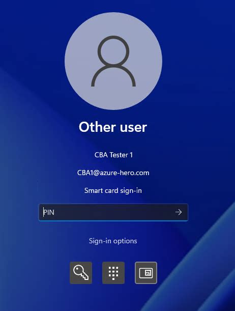 Using smart card authentication 